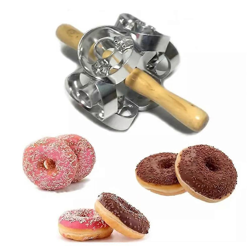 smultringform, smultringkuttere, smultringformer for baking, 6-hulroms form i rustfritt stål