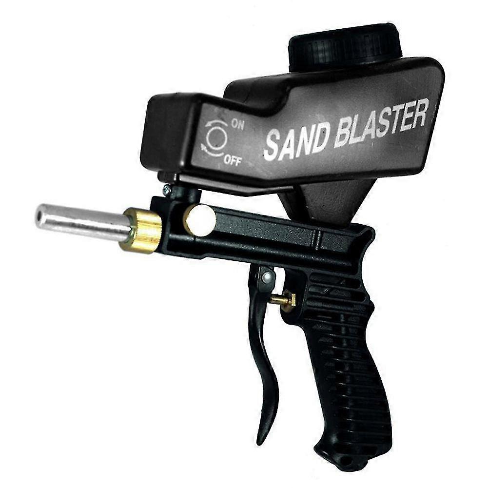 Gravity Feed Air Sand Blastinggun Rust Paint Oil Removal Portable Tools