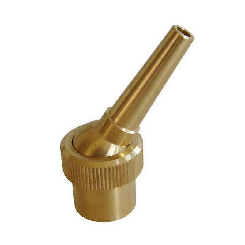 Brass DC fountain nozzle, adjustable direction, rust-proof and durable (2 pieces)