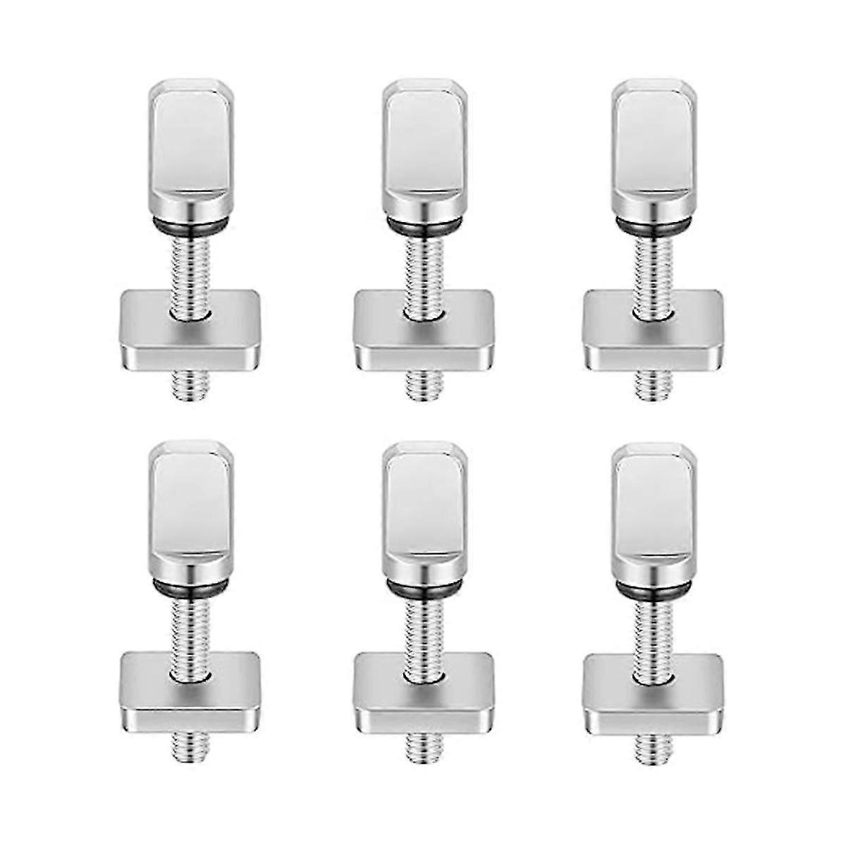 6 pezzi Surfboard alette viti, nessun utensile in acciaio inossidabile pinna vite per Sup Surf Longboard Paddleboard
