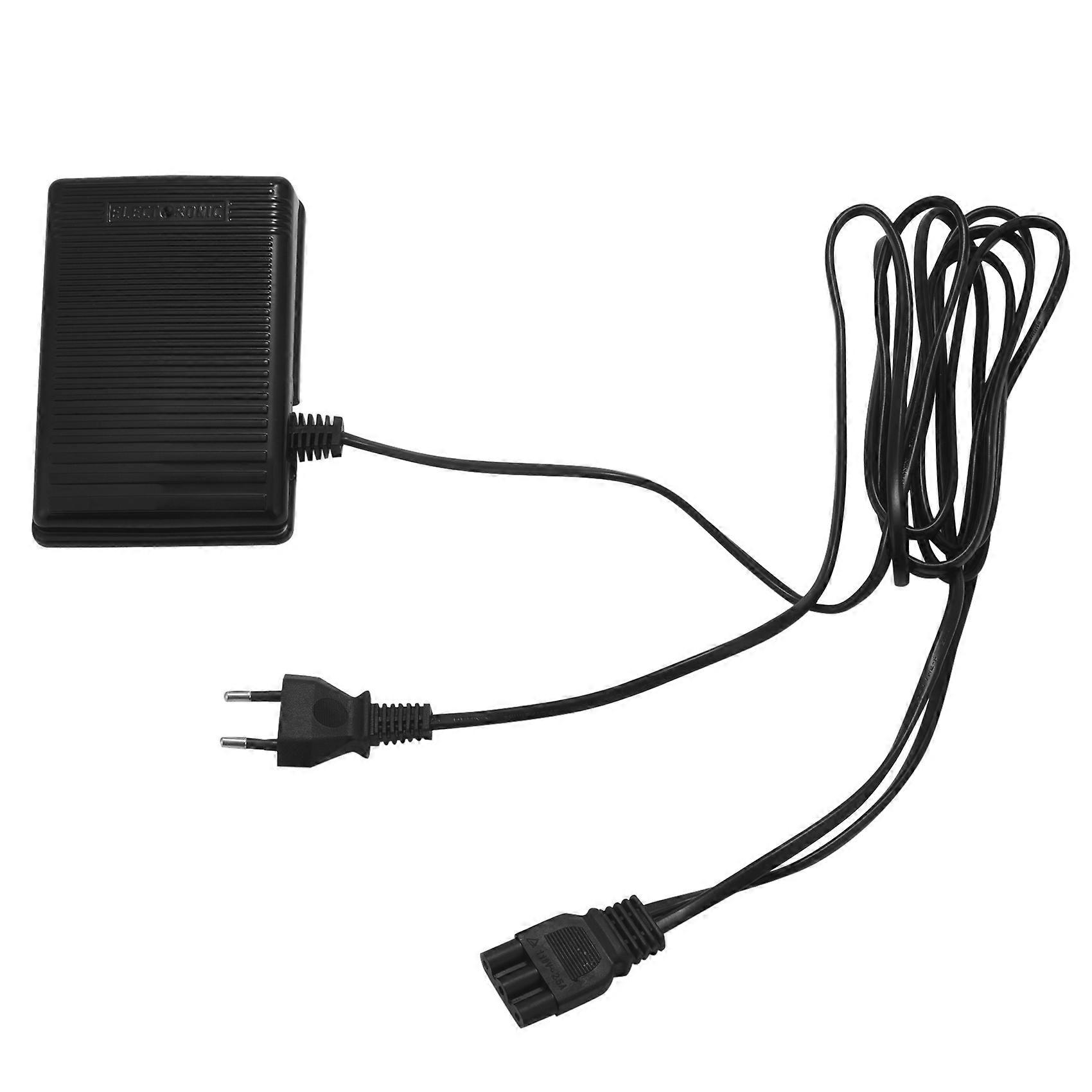 Hjem Symaskine Fodkontrolpedal med netledning Pedalkontrol EU-stik 200-240V sort