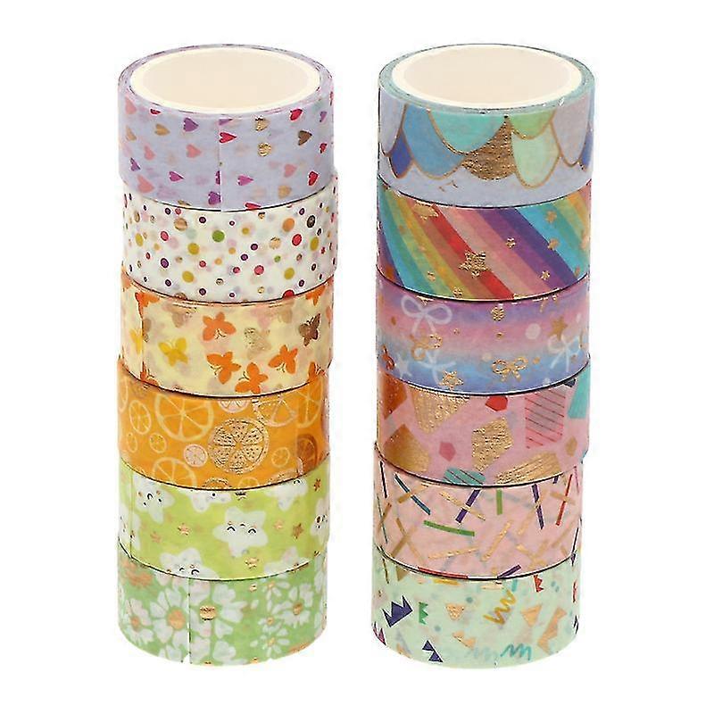 12rolls Washi Tape Set