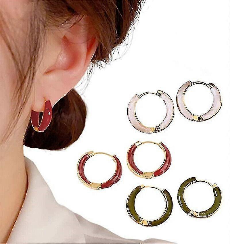 Nuevos pendientes de aro elegantes y de moda Tw