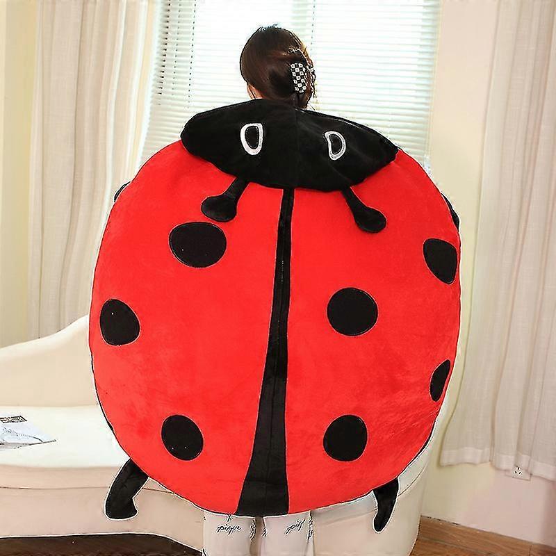 100cm Wearable Insect Plush Toys Ladybug Stuffed Cushion Funny Party Cosplay Doll Stuffed Soft Plush Sleeping Pillow Kids Gifts