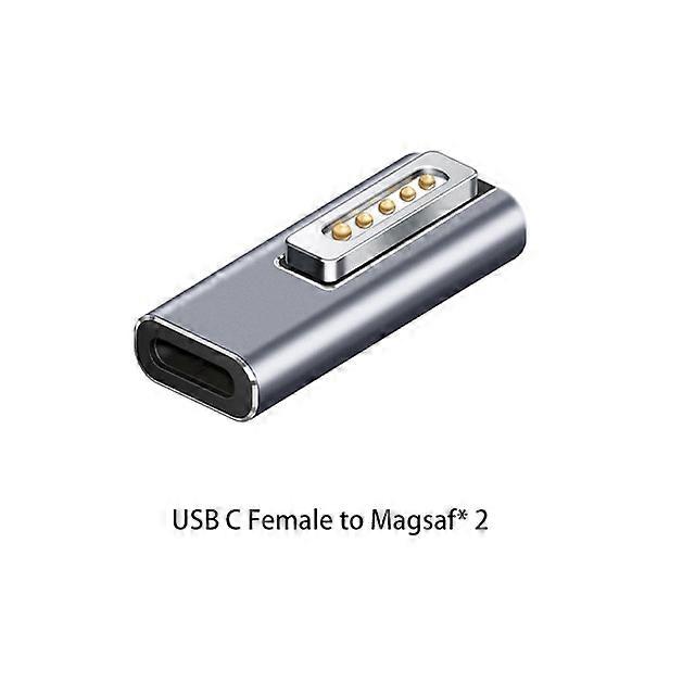 Dc Power Adapter Connector for Macbook Air Pro USB Type C Magnetic Plug Adapter for Magsaf* 1/2 5.5*2.1mm Female Dc Power Jack