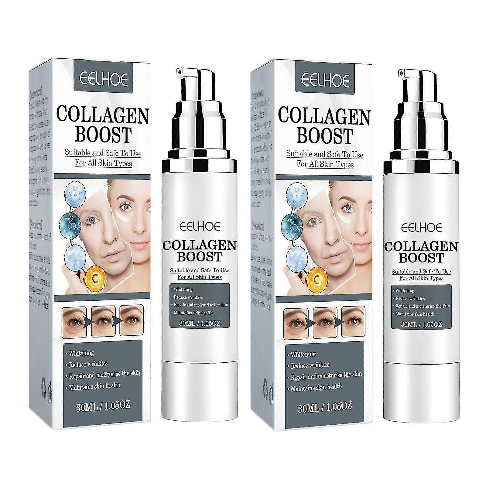 2pcs Collagen Boosting Anti-aging Serum For All Skin Types 30ml