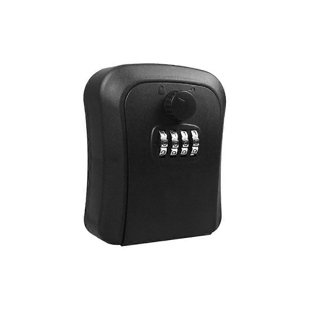 2PCS Key Lock Box, Wall-Mounted Zinc Alloy Key Box Weatherproof 4-Digit Combination Key Storage Loc