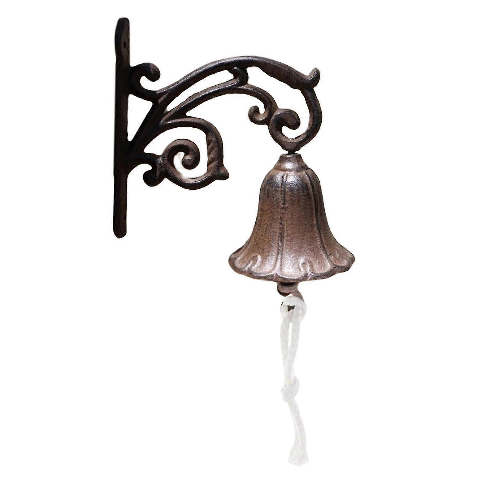 Hand Bell Iron Cast Manually Shaking Accessories For Outside Wall