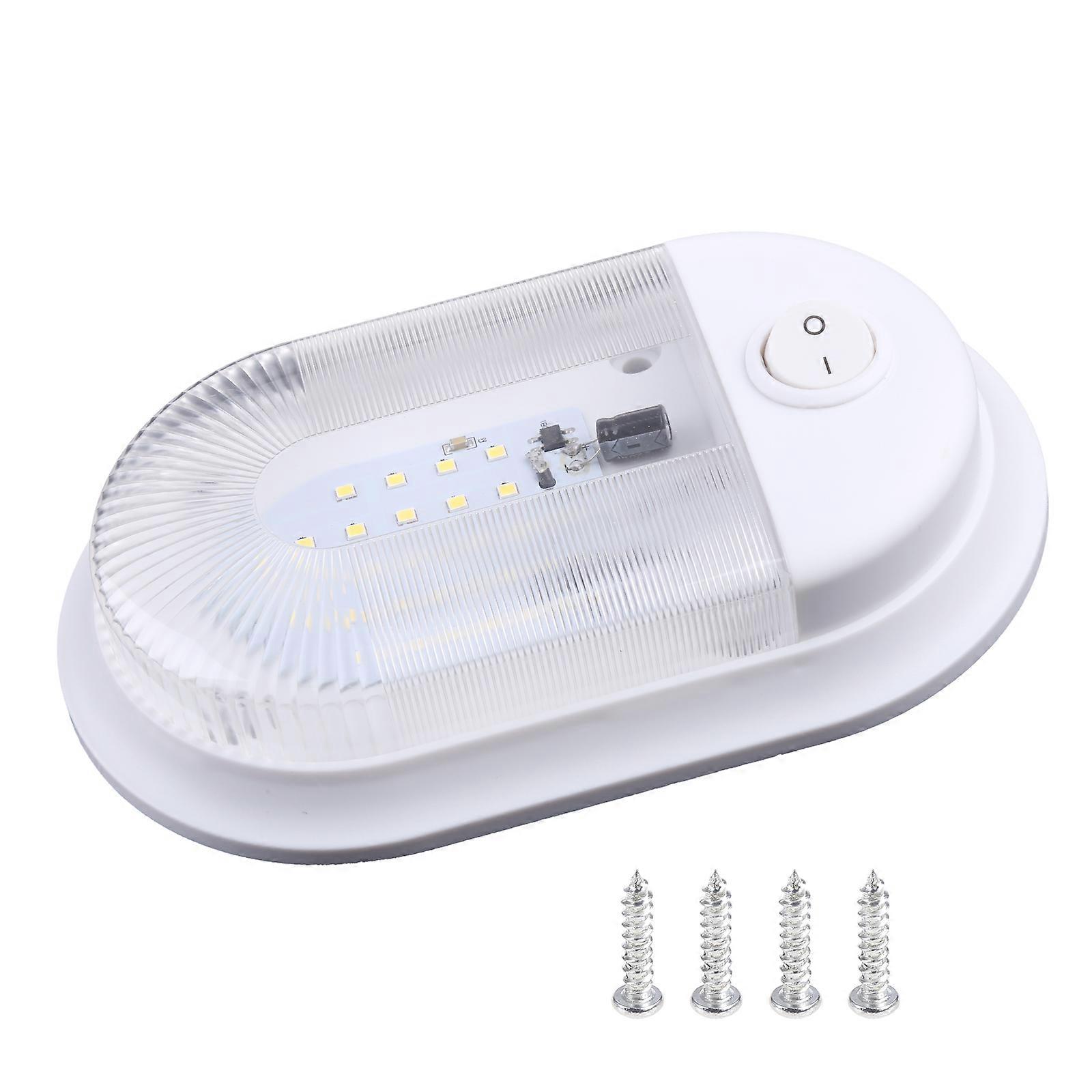 Energy Saving Ceiling Lamp with Switch 10-24V Rustproof LED Light for Boat RV