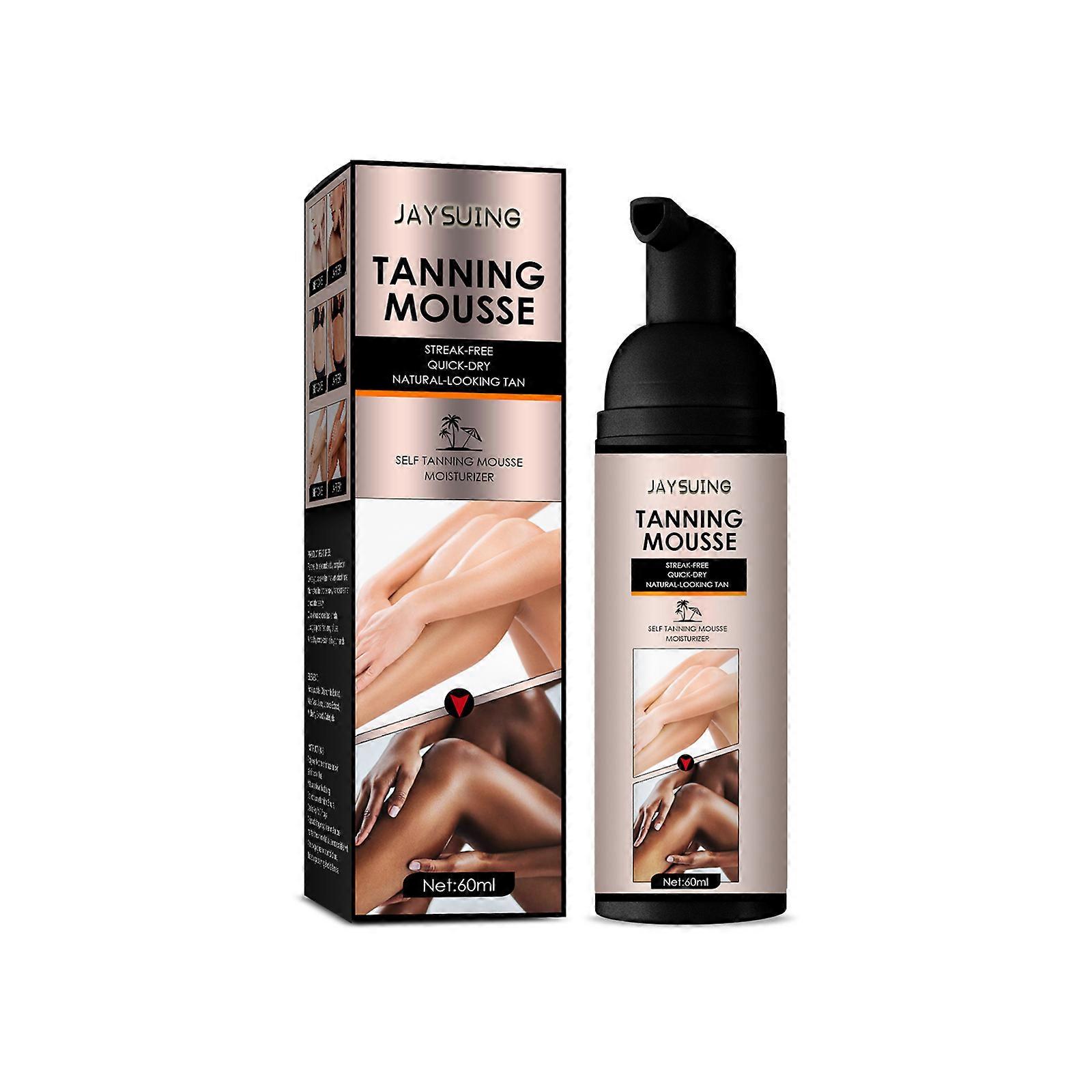 60ml Self-tanning Foam, Brown Accelerator, Natural Tan With Tanning Mousse, Self-tanning Serum