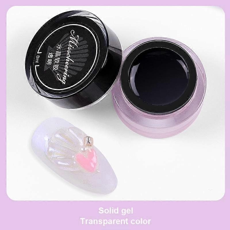 3D Three-dimensional Universal Clay Soft Glue Carved Model Nail Art PVC Solid Gel