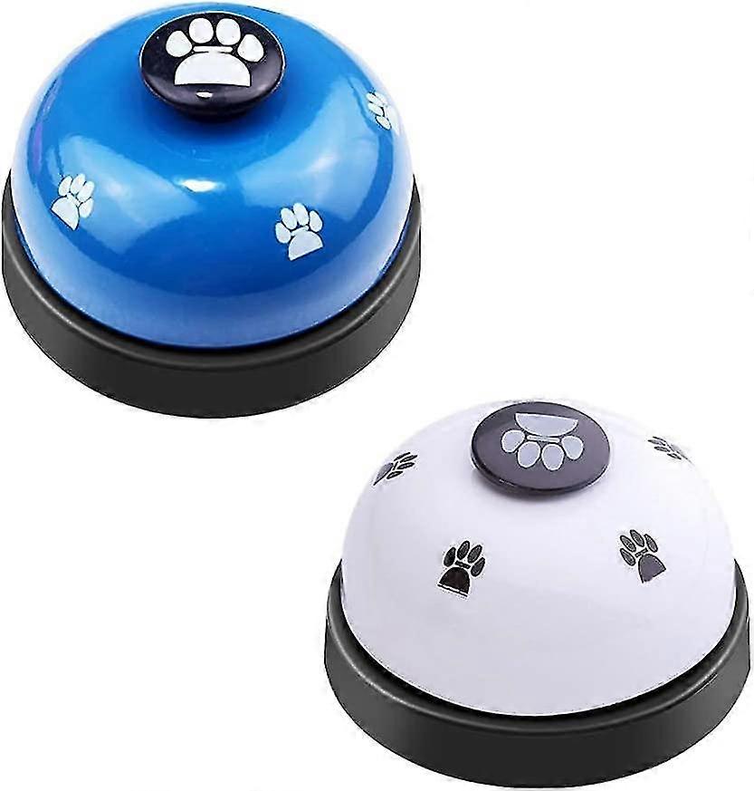 Pack Pet Training Bells For Dogs Cats Doorbells For Potty Communication And Potty Training With Big Button And Cat Paw Pattern