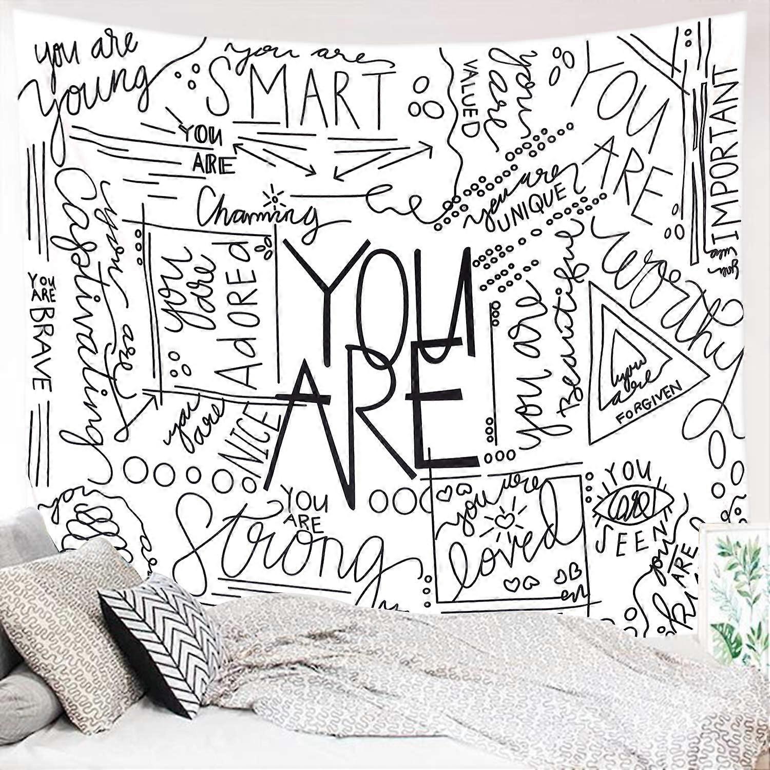 Quote You are Wall Tapestry