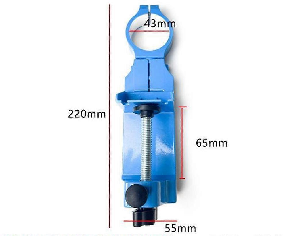 Drill Stand for Cordless Drill and Driver, Stationary, 43mm Drill Stand, Blue