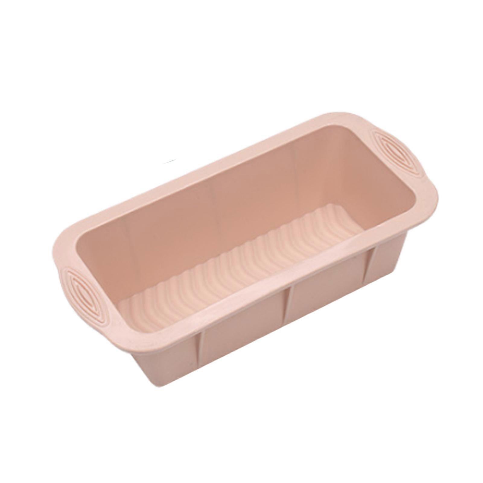 Silicone Bread Loaf Pan Non-Stick Baking Mold Easy Release Rectangular Oven Pan Heat-Resistant Easy to Clean Cake Mold Pans for Home Kitchen Bakery Re