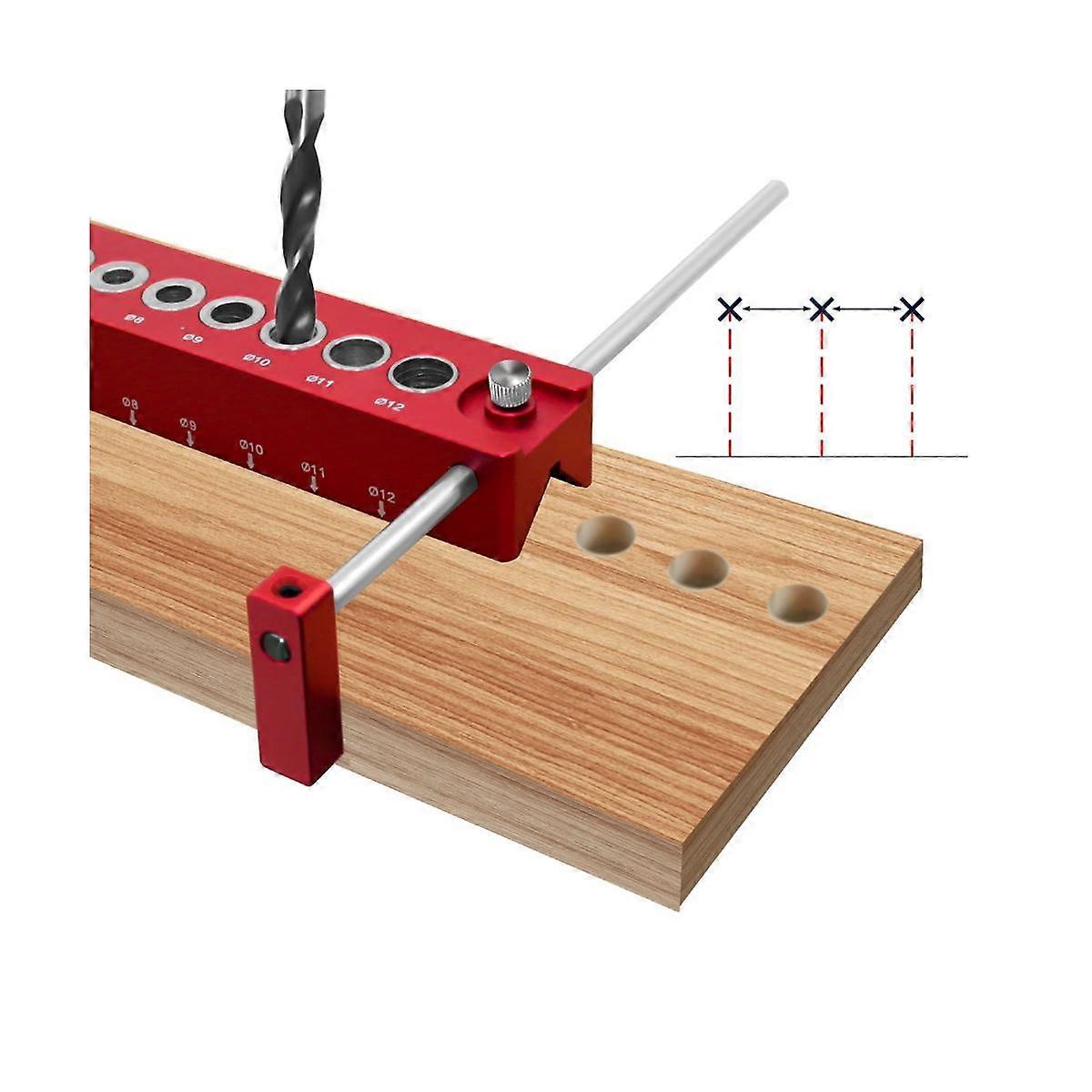 3-12mm Vertical Pocket Hole Jig Woodworking Dowel Guide Drill Guide Self Centering Drill Bit Guide Jig Po