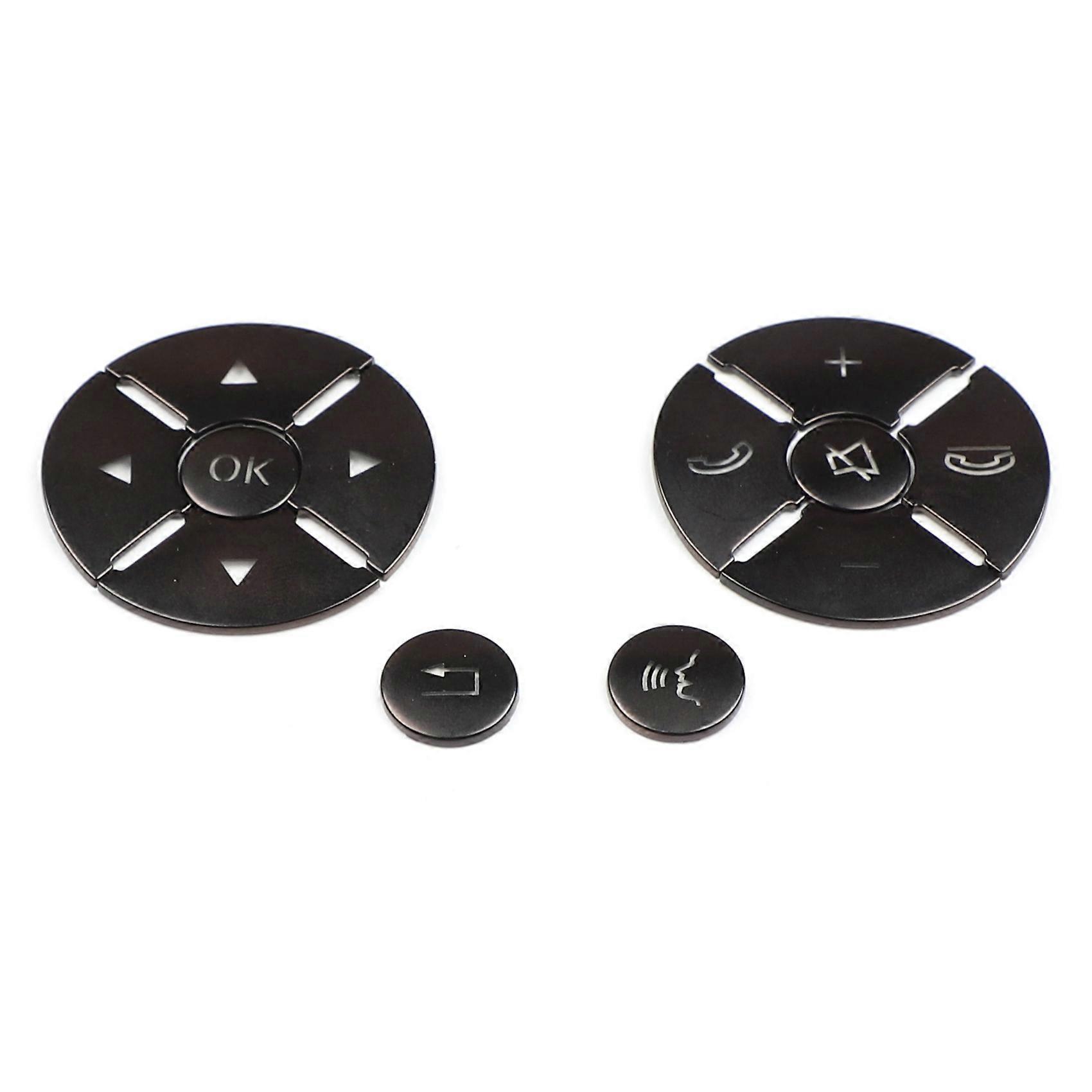 Car Steering Wheel Button Switch Trim Cover Sticker for C E S Class W204 W212 W221 X204 C200 C250
