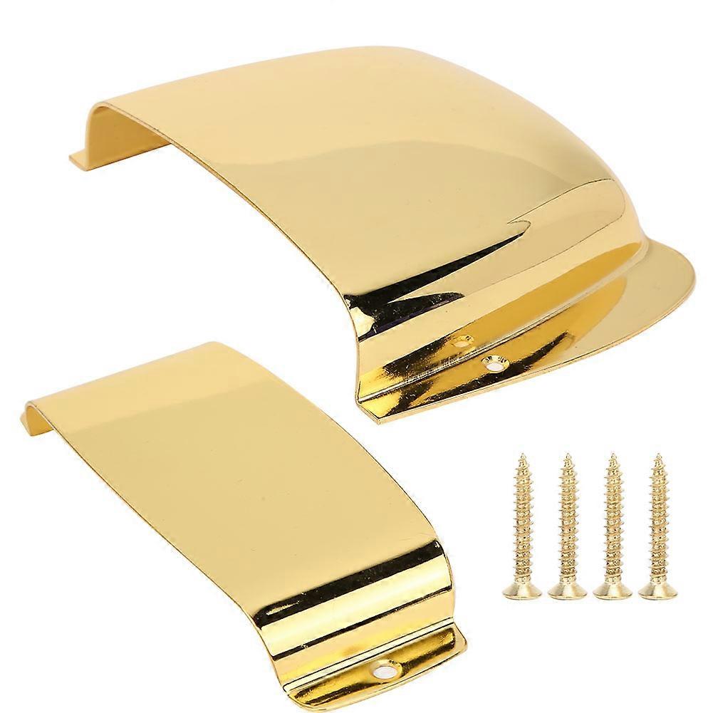 Pickup Bridge Cover Set Προστατευτικό κάλυμμα μπάσων κραμάτων ψευδαργύρου για PB Electric Bass GuitarGold