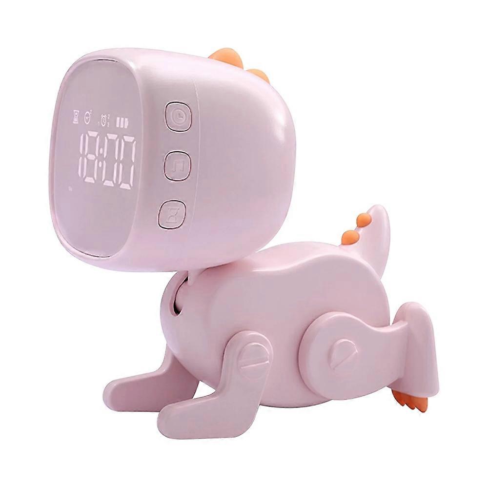 Dinosaur Kids Alarm Clock Bedside Clock with Night Light Digital Display Children Sleep Trainer