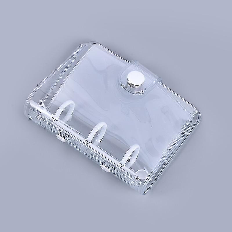 3-ring, Mini Loose-leaf, Transparent Ring Binder For Hand-book, Binding