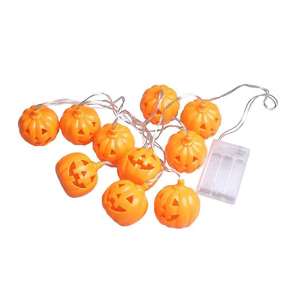 led string lights halloween room decorated pumpkin string lighting 10 lights