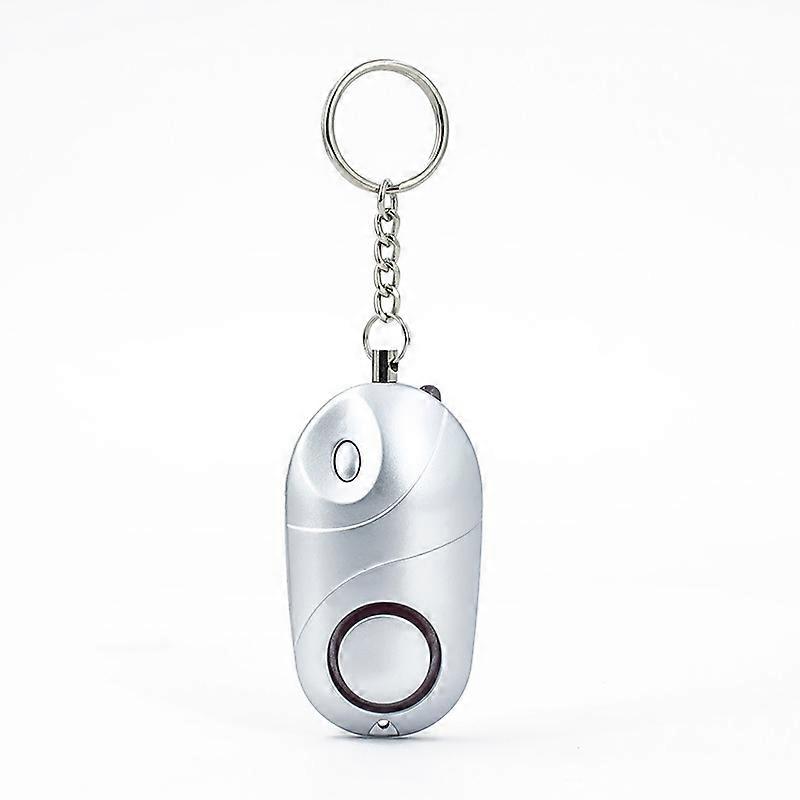 Emergency Sound Alarm With Keychain And Led Flashlight Compatible With Women And Girls