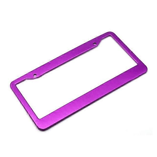 Custom License Plate Frame Quality Alloy Simple Cover Car SUV for Decoration Water-resistant Quick Installation