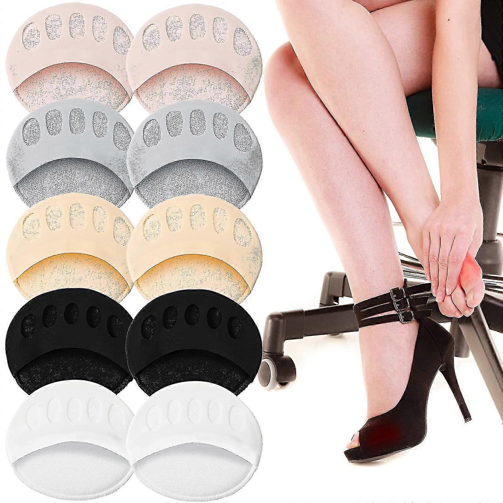 5 Çift Petek Ön Ayak Pedleri Ayaklar Ter Pedleri Metatarsal Pedler Yumuşak Top Ayak Yastığı Pedleri Rahatlama Ayak Yorgunluğu