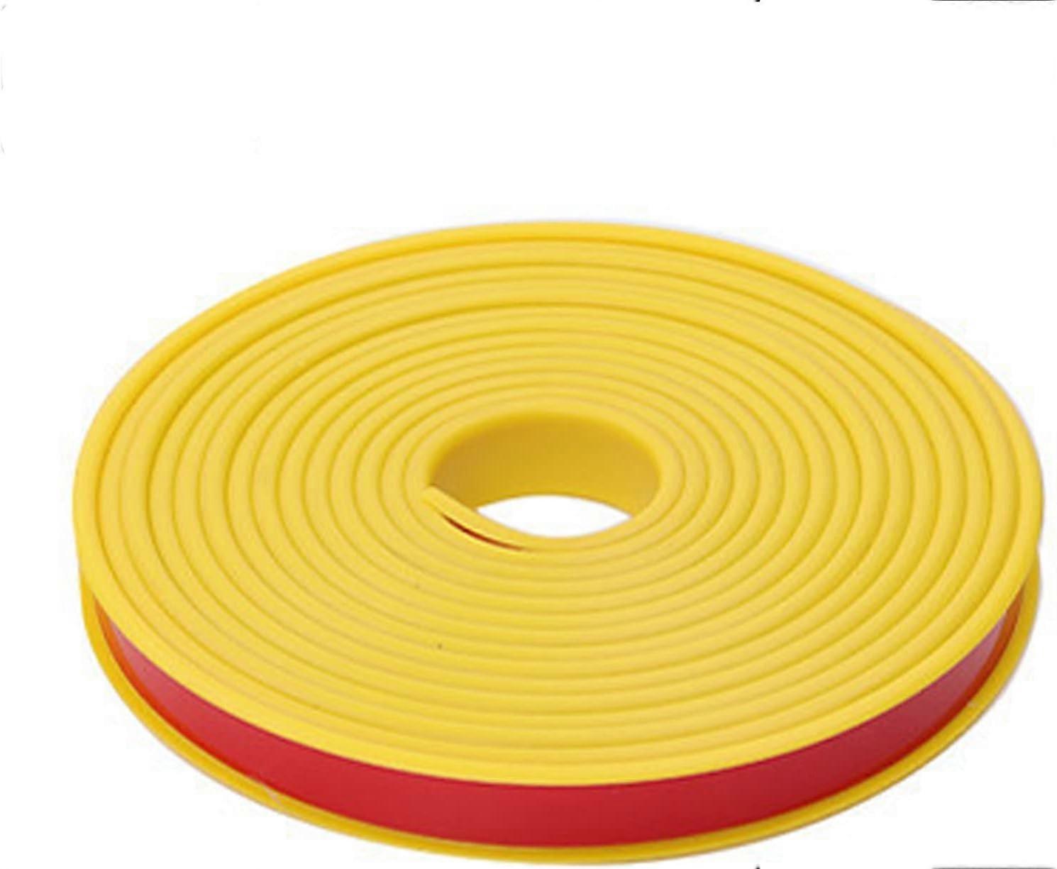 Bande de chant de meuble en forme de U, ruban de bordure en bois TPE auto-adhésif 5m * 18mm Ruban de protection de bord flexible pour tables, étagères, bureaux