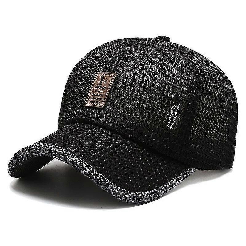 Summer Mesh Baseball Cap For Men Adjustable Breathable Quick Dry Running Caps Hat Baseball Cap