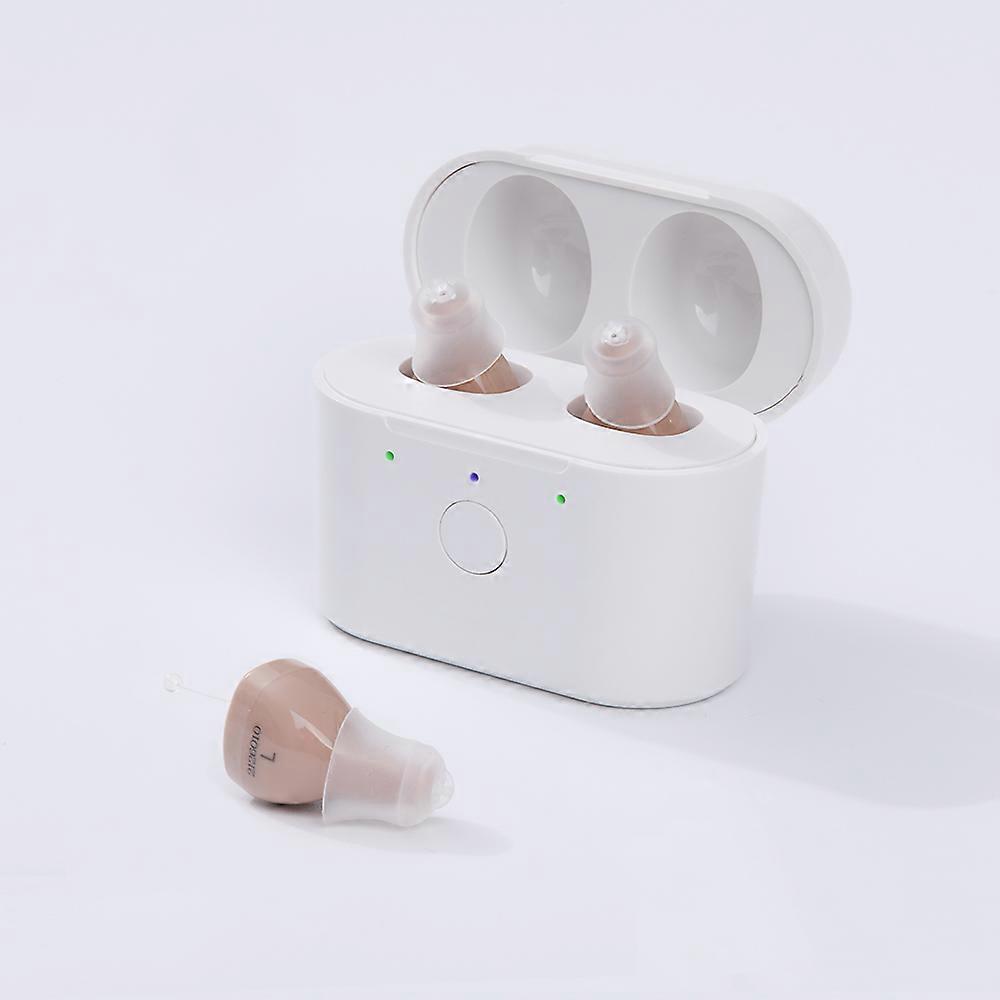 2023 Best Hearing Aids C420 Rechargeable Invisible For Deafness Elderly Adjustable Micro Wireless Hearing Aid Sound Amplifier