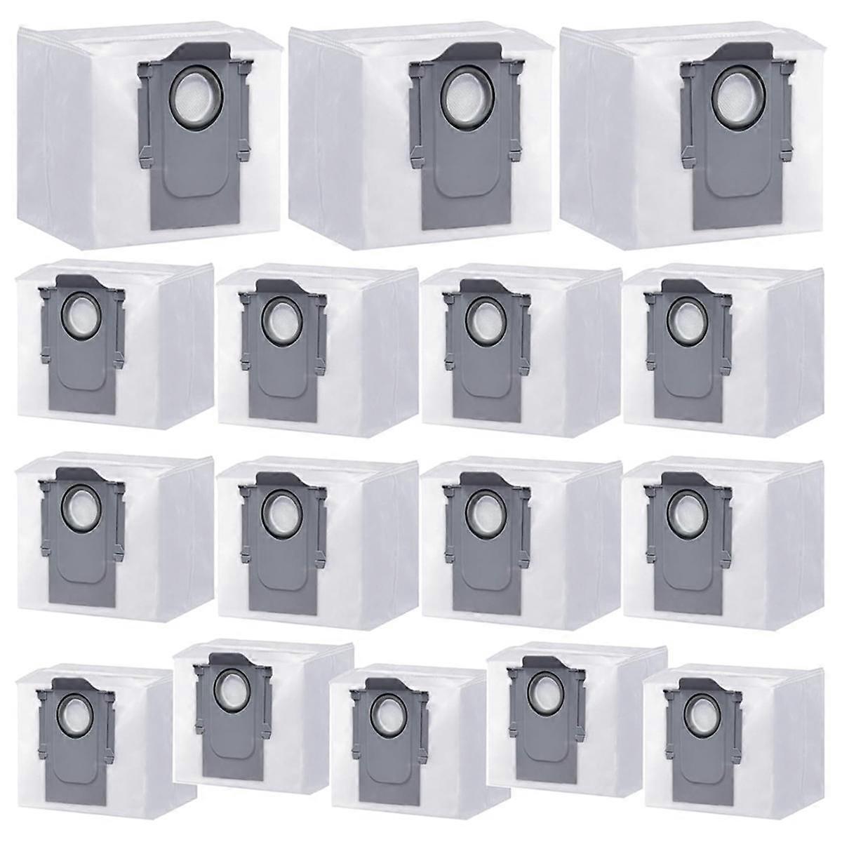 Lot de 16 sacs à poussière jetables pour aspirateur robot Q5 Q5+ + Max Max+ S7 MaxV Ultra S8+ S8 Pro Ultra