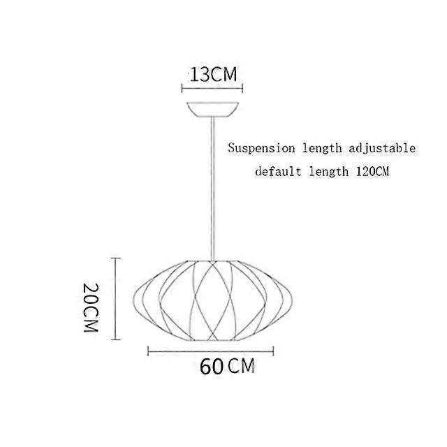 Denmark Designer Silk Pendant Lamp Living Room Hotel Hall Restaurant Hanglamp Home Decoration LED Lighting Factory Direct Sales