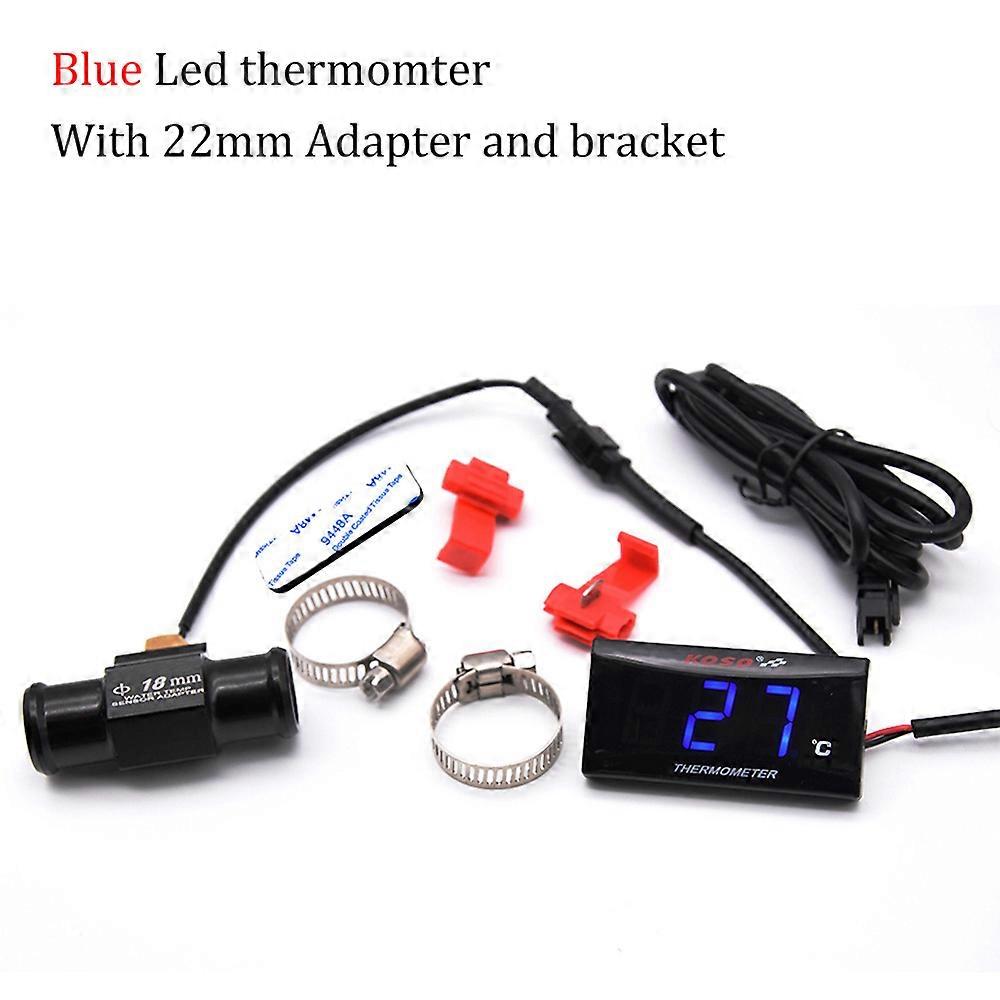 Motorcycle Water Temperature Gauge for Koso Temperature Sensor Mini Temp Meter for XMAX300 CB400 MT 07 09 Sensor Scooter Racing
