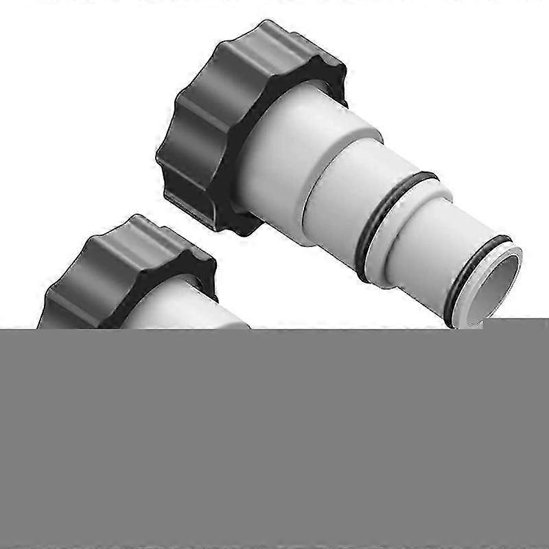 2PCS Replacement Hose Adapter for Above Ground Swimming Pool, 1.5 to 1.25 Inch Hose Adapter for Thr
