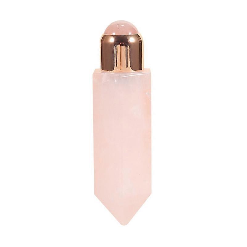 Natural Jade Roller Massage with Crystal Column Essential Oil Bottle 4 in 1 Tool