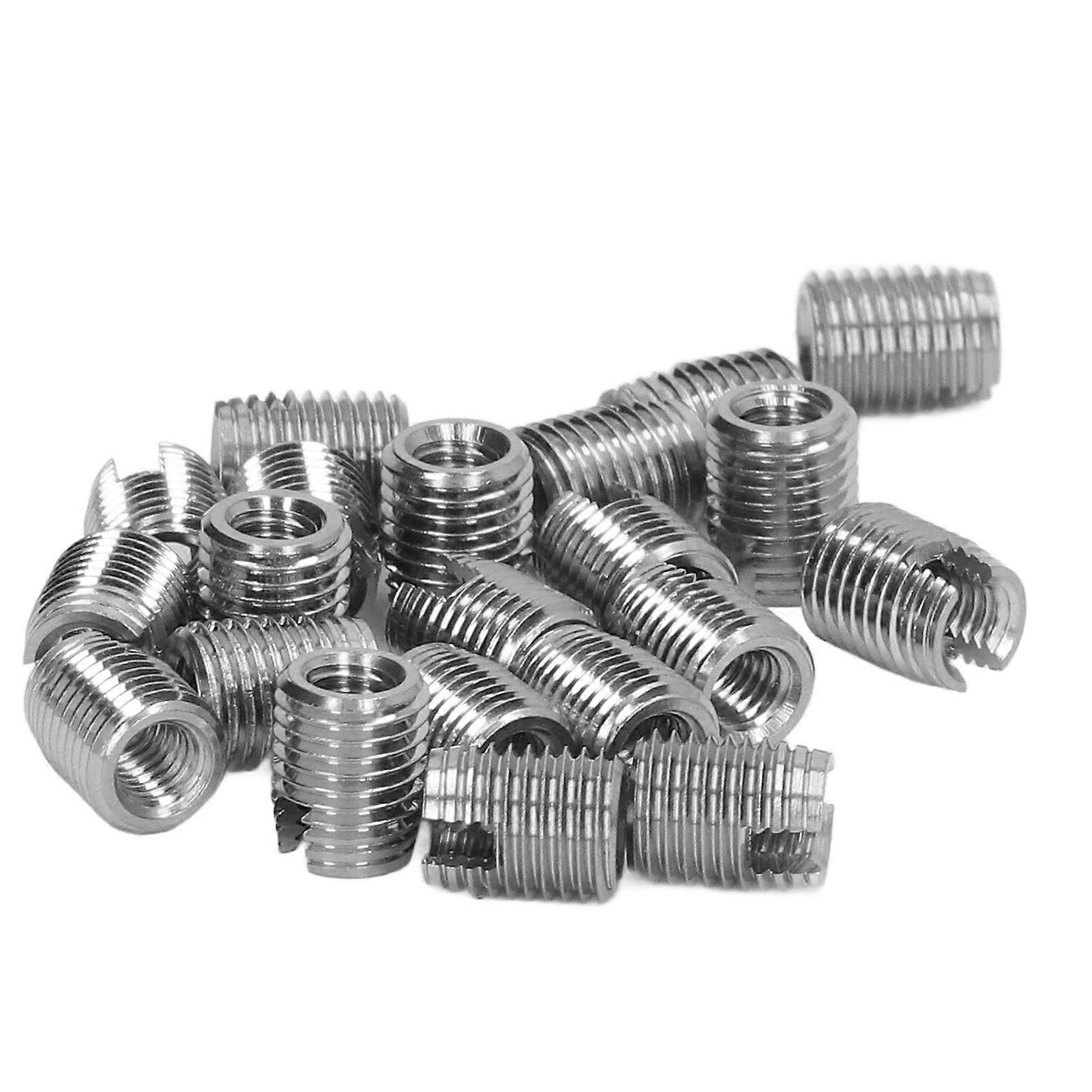 20Pcs Insert fileté autotaraudeur M4x0.7 Filetage mâle M6.5x0.75 Filetage femelle 8mm Length_
