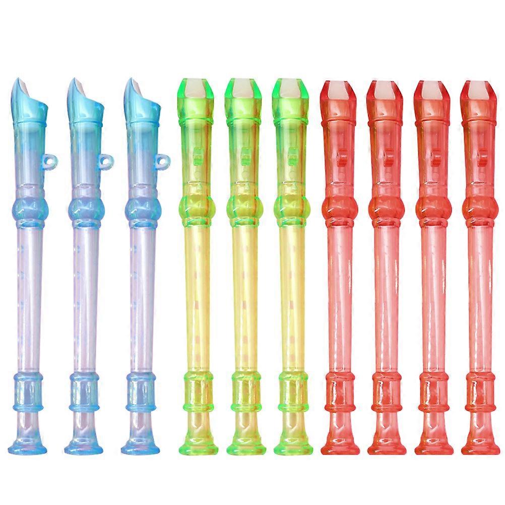 10pcs Children's Clarinet Beginners Clarinet Small 6-Hole Clarinets Instruments