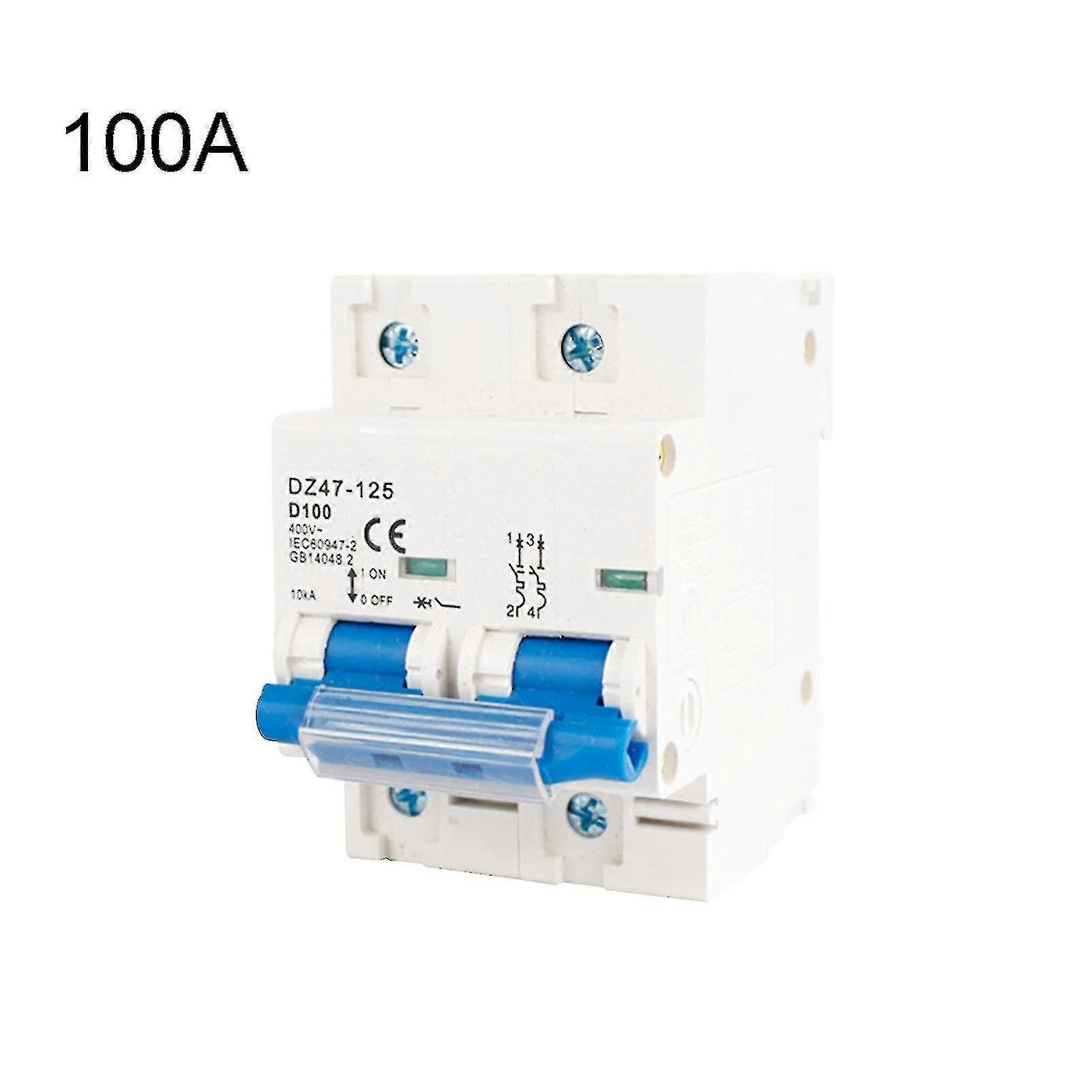Dz47-125 2p 80a/100a/125a Högbrytande luftbrytare Hushållsbrytare Mengxi