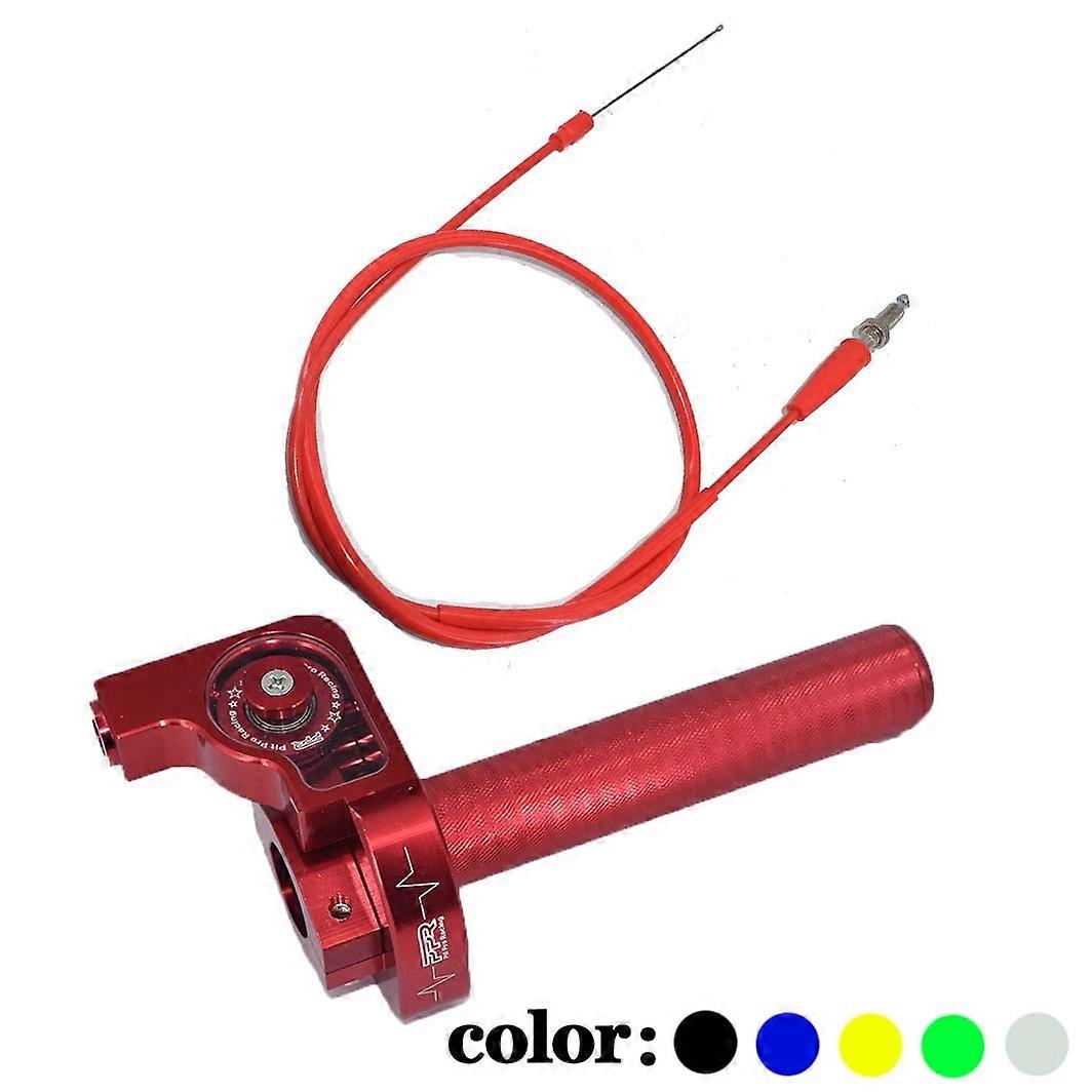 Manopla de acelerador para guidão de motocicleta de 7/8'' com torção rápida + cabo para CRF230 CR80 KLX Dit Pit Bike