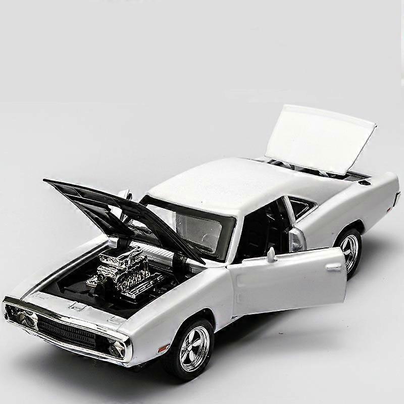 1:32 Alloy The Fast And The Furious Dodge Car Model Diecasts & Toy Vehicles With Sound And Light Pull Back Car Collection Toys