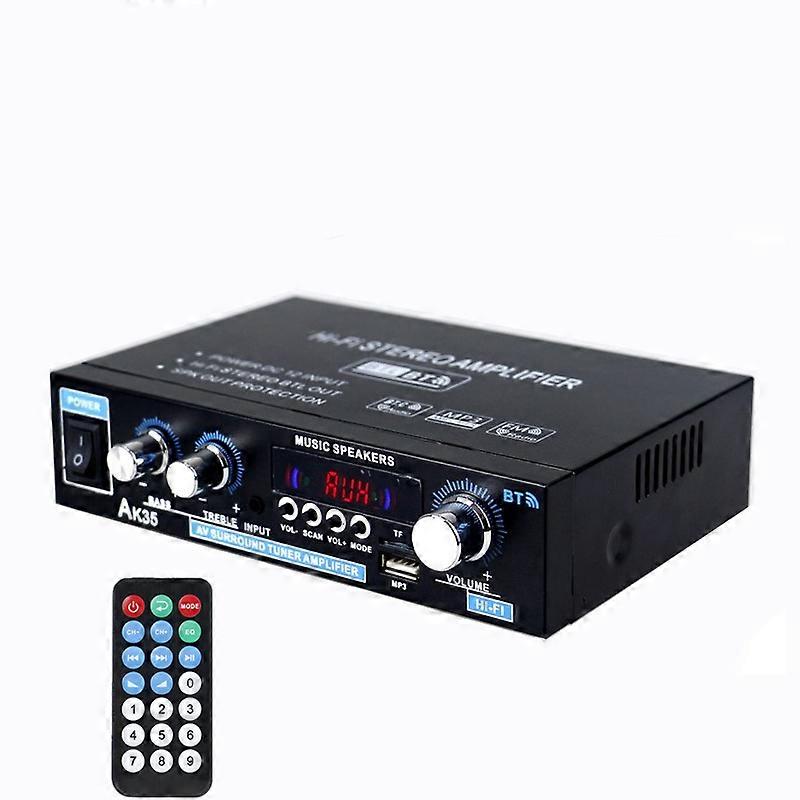 woopker ak35 800w hjem digitale forstærkere 100-240v 12v bas lyd effekt bluetooth forstærker hifi fm subwoofer højttalere