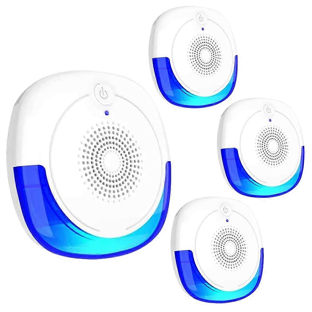 Ultrasonic Pest Repeller 4 Pack with Night Light, Insect Control, Spider Repellent