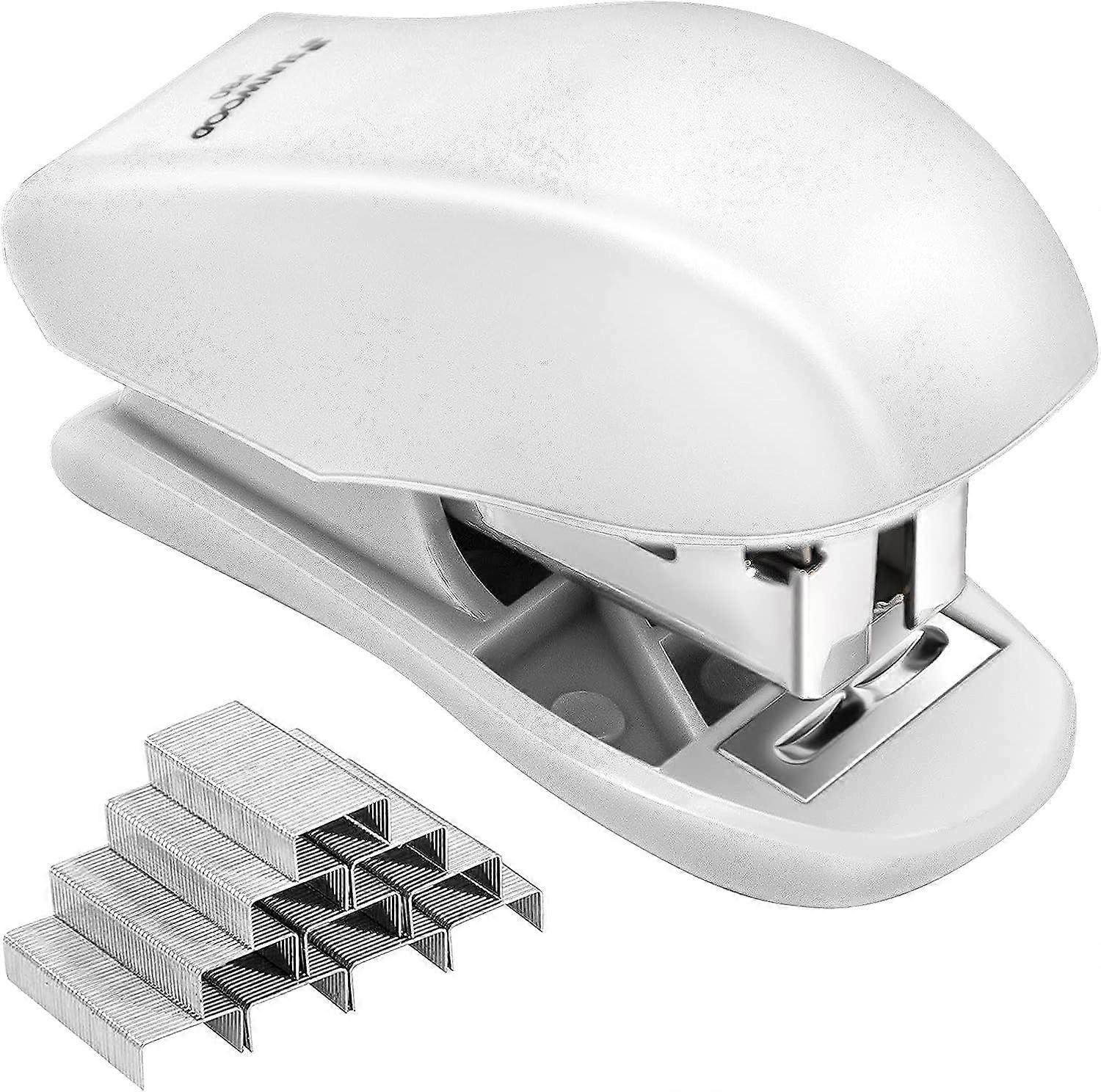 Random Color Mini Stapler With Staples, 25 Sheet Capacity, Office Desktop Stapler ,Small Stapler & 960 Standard Staples, Cute Compact Travel Size Stap