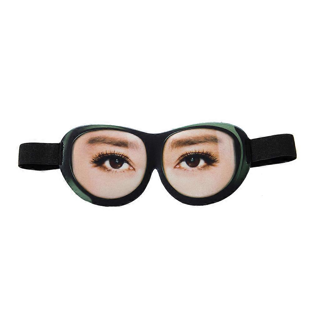 Funny Eye Mask Soft Sleeping Eye Mask, Breathable Sleeping Eye Mask with Adjustable Head Strap for Travel, Game, Party, Rest (Women)