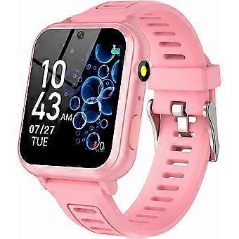 Opgewaardeerd Kids Smart Watch voor kinderen met 26 educatieve spellen HD-camera Video MP3-speler Audioboek Stappenteller zaklamp 12/24 uur Kids Watch Gift Sui