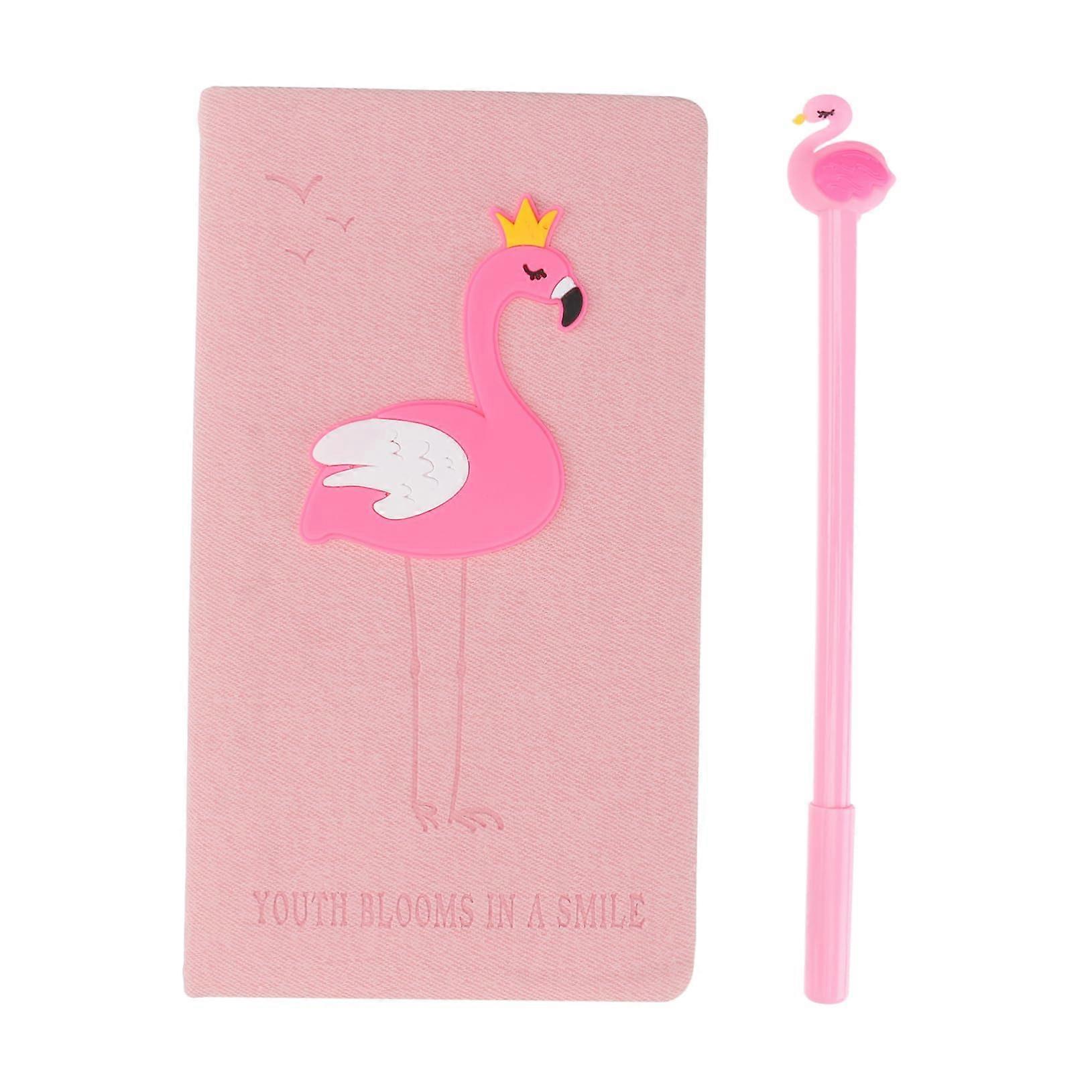 pink notebook flamingo notebook notebooks and pen notebooks for gifts girl heart small prize lovers