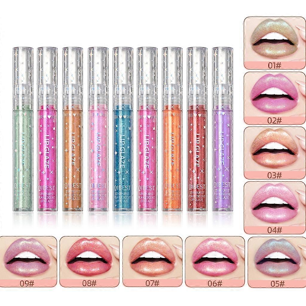 Diamonds Shimmer Metallic Liquid Lipstick Kit Glitter Sparkle Lip Gloss Set