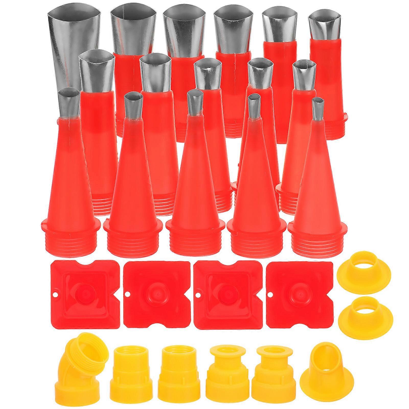 28pcs Caulking Tools Kit Sealant Finishing Tools Caulking Tool Kit Caulking Tip Applicators