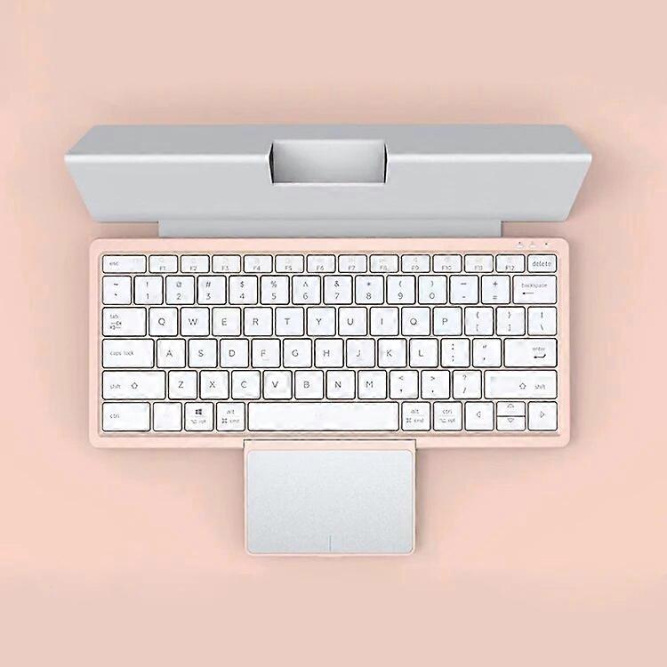 Folding Keyboard Wireless Bluetooth Keyboard With Folding Touchpad Leather Case For Windows, Android, IOS,Phone, Mini Keyboard